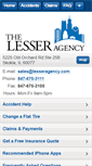 Mobile Screenshot of lesseragency.com
